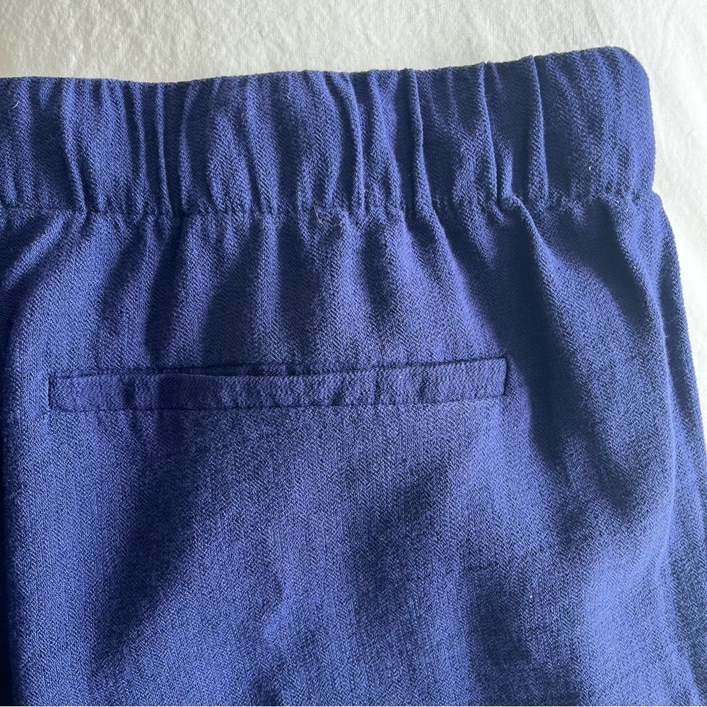 Soft Surroundings | Blue Pull On Drawstring Rayon… - image 4